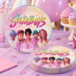 *K-Pop Demon Hunters Saja Boys Dinner Plates - 10 PK